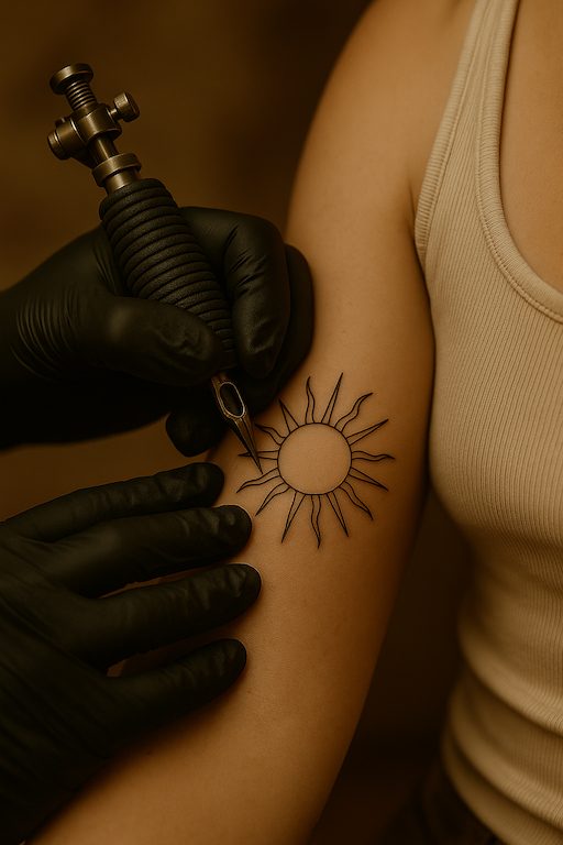 Aurinko tatuointi – merkitys ja ideat