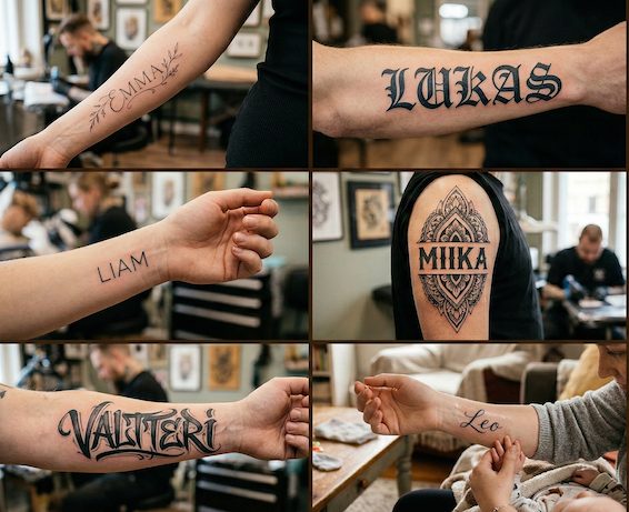 Nimi tatuoinnit: Merkitys ja Tyylit